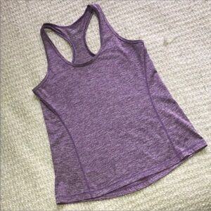 🎾 Icyzone Size Small Heather Purple Racerback Tank